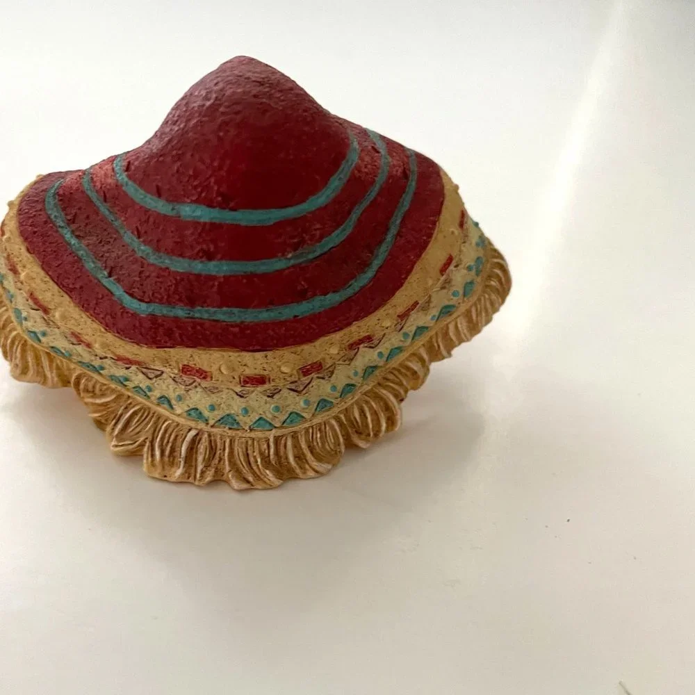 Vintage Enesco Friends of the Feather Figurines Karen Hahn Teepee Base Scenery